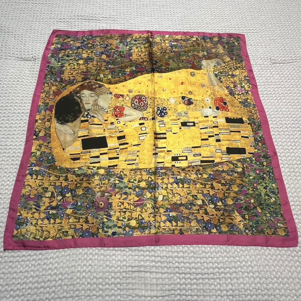 Galleria Monet Klimt "The Kiss" Scarf